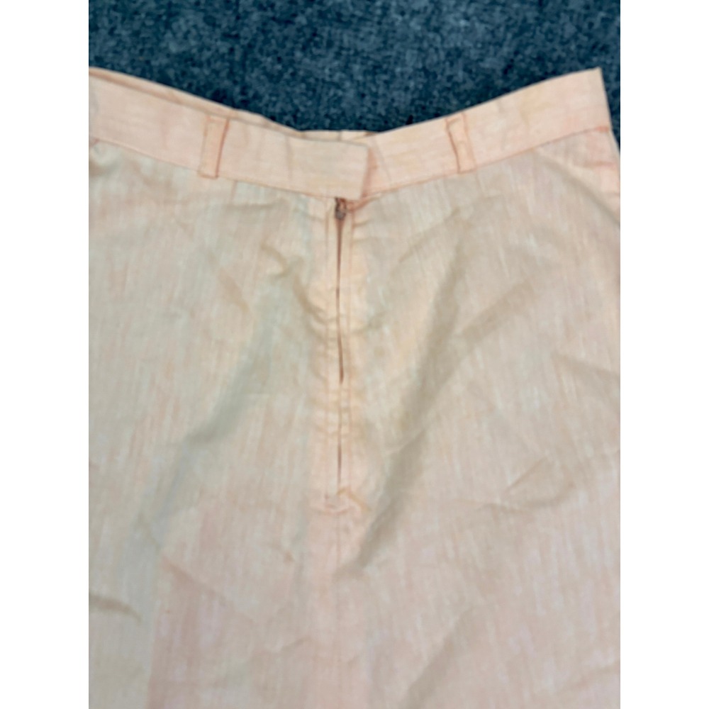 Vintage Bobbie Brooks Peach‎ A-Line Midi Skirt Womens Size 7 Retro Cottagecore - Picture 11 of 12